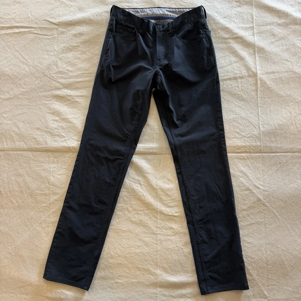 Vineyard Vines OTG On The Go 5 Pocket Pants Mens 28x32 Black Performance Golf